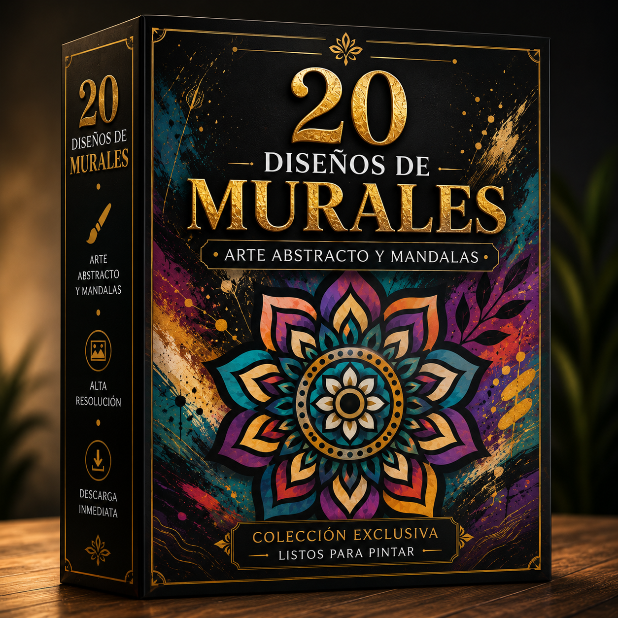 🎨20 DISEÑOS DE MURALES ÚNICOS - Arte Abstracto y Mandalas🪷