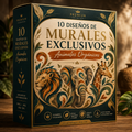 🎨10 DISEÑOS DE MURALES EXCLUSIVOS - Animales Orgánicos 🐘